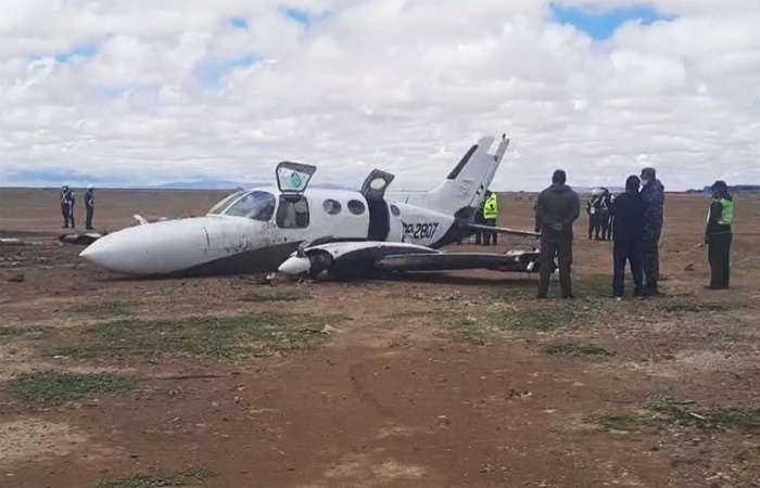 AVIONETA CAE EN UYUNI ENERO 2022