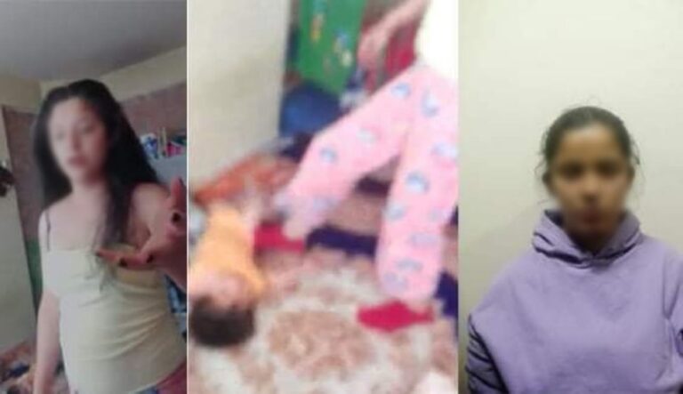 MADRE AGRESORA COCHA PATEO A SU BEBE
