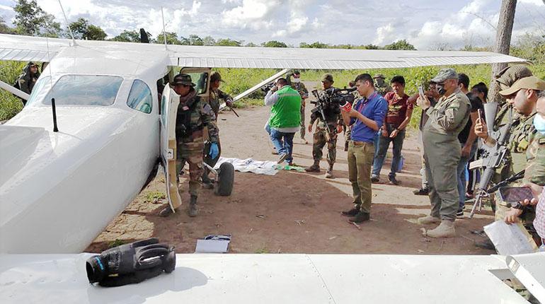 FELCN SECUESTRA AVIONETA