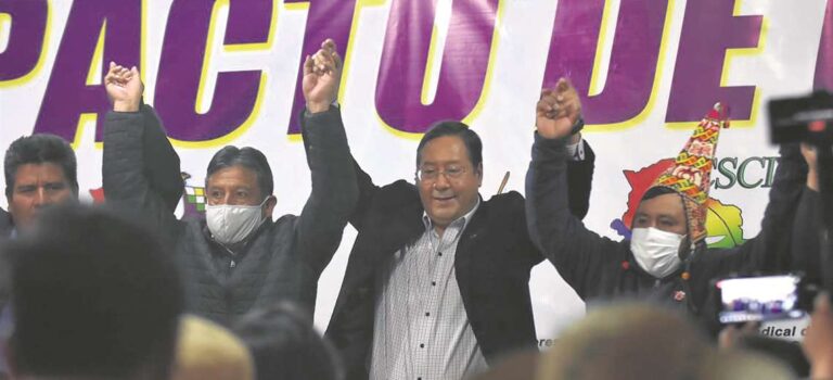 LUCHO ARCE Y PACTO DE UNIDAD