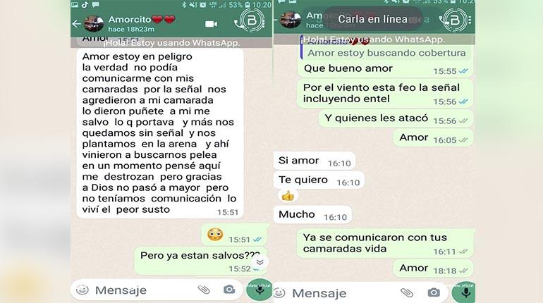 CHATS POLICIA MUERTO EN PORONGO