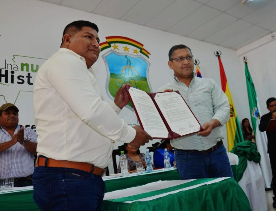 firma de convenio GADT CON EL CHACO