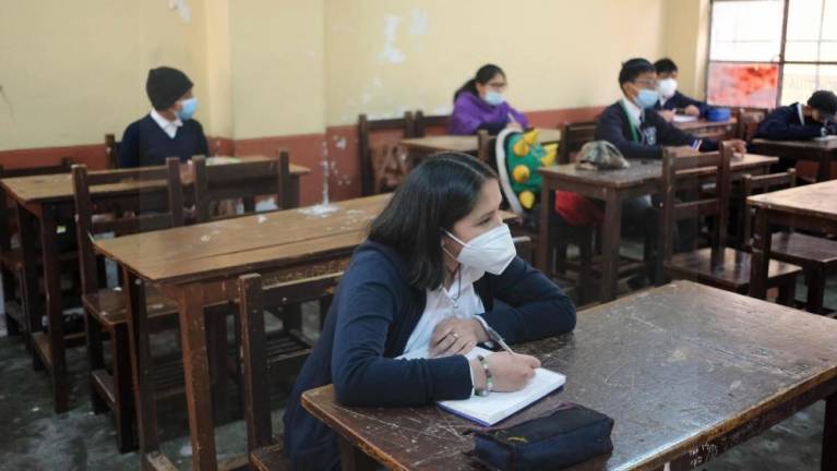 estudiantes en clases