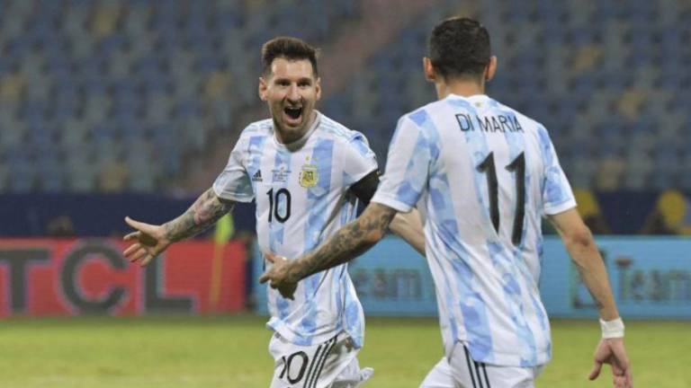 messi y di maria