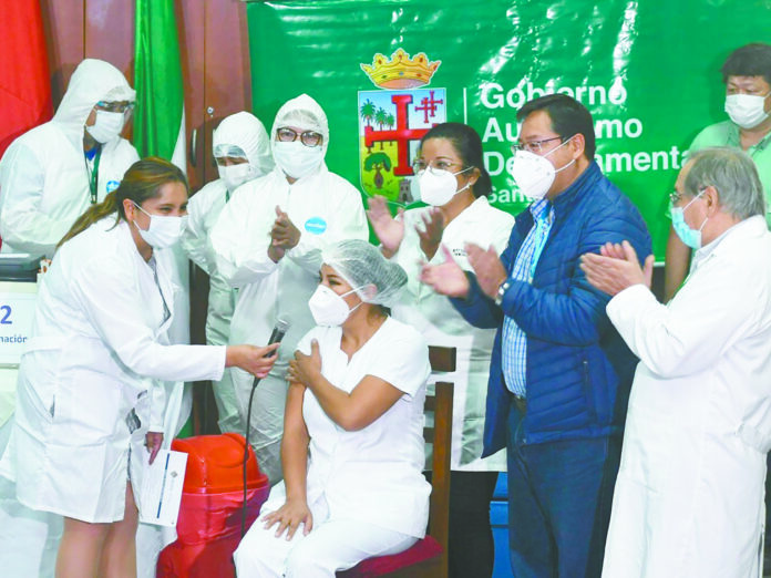 LUCHO EN LA VACUNACION COVID