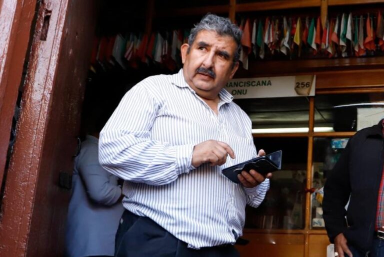 El presidente del Comité Cívico de Cochabamba, Apolinar Rivera.
