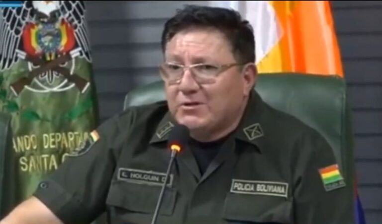 El-Comandante-de-la-Policia-de-Santa-Cruz-Erick-Holguin