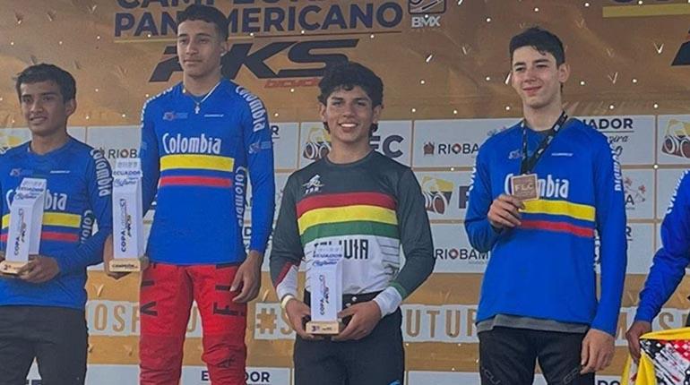 El ciclista cruceño Sebastián Ordóñez