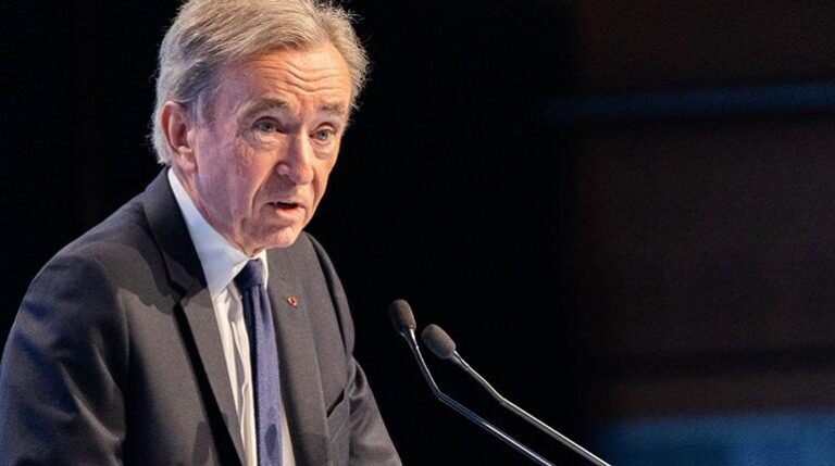 El empresario francés Bernard Arnault, presidente del grupo Moet Hennessy-Louis Vuitton