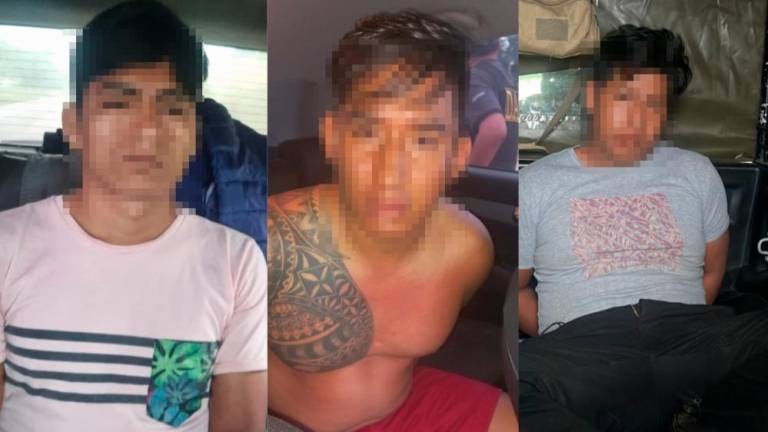 Tres hombres fueron aprehendidos por la Policía