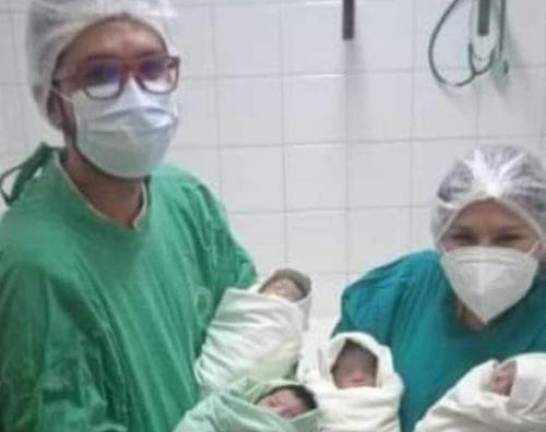 bebes cuatrillizos en Tja