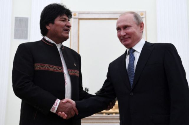 evo y putin