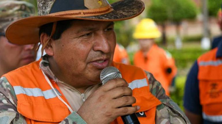 El viceministro de Defensa Civil, Juan Carlos Calvimontes.