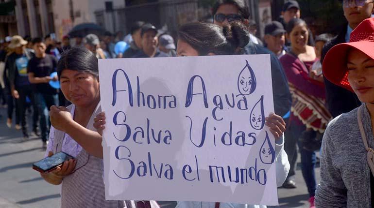 La campaña por el uso racional del agua por la crisis hídrica