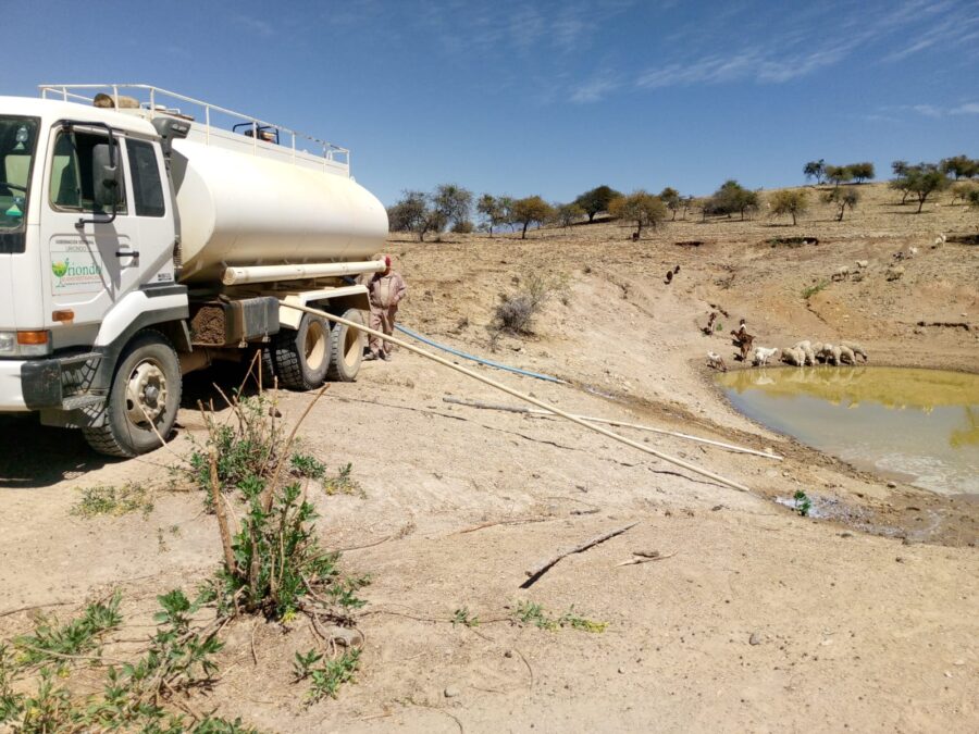 almacenaje de agua en uriondo