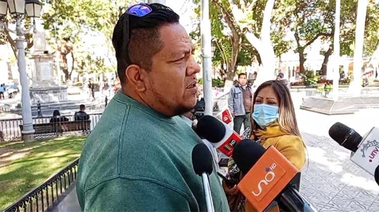 El dirigente del MAS Franco García