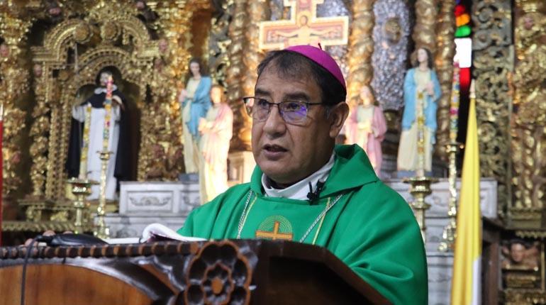 Obispo auxiliar de la Arquidiócesis de La Paz, Mons. Luis Durán