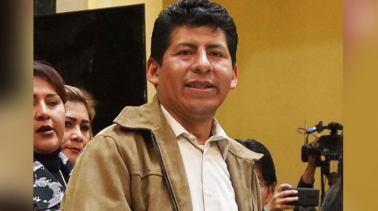 El vocal Tahuichi Tahuichi Quispe