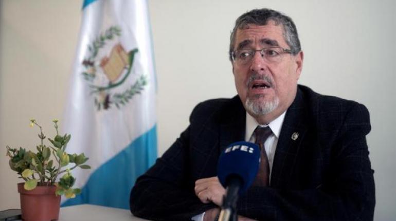 El presidente de Guatemala, Bernardo Arévalo de León.