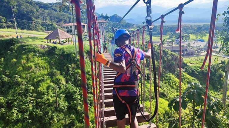 Turismo de aventura, en el que se debe contar con equipo