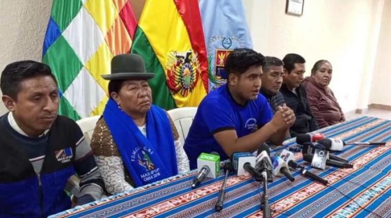 La dirigencia departamental del MAS en Cochabamba
