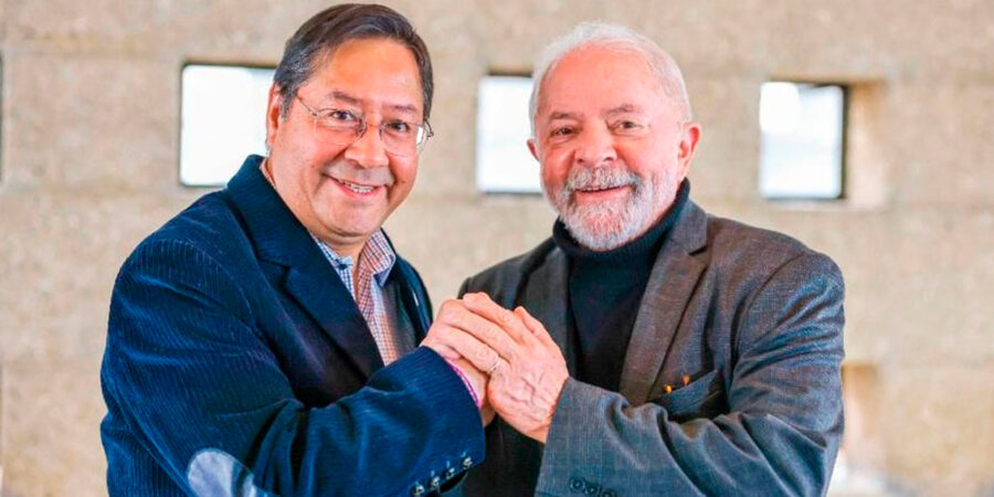 LUIS ARCE Y LULA DA SILVA