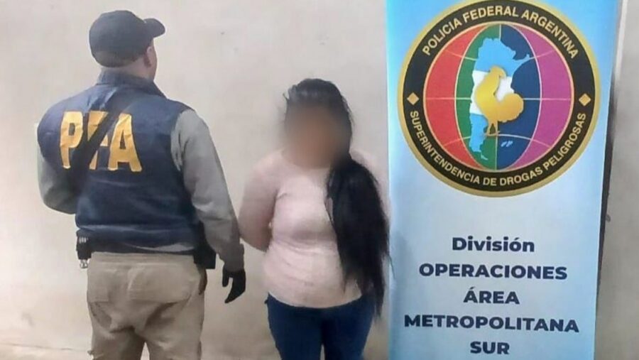 mujer detenida en la argentina