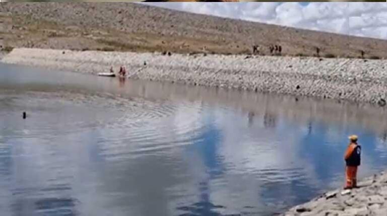 Operaciones de rescate en Laguna San Idelfonso
