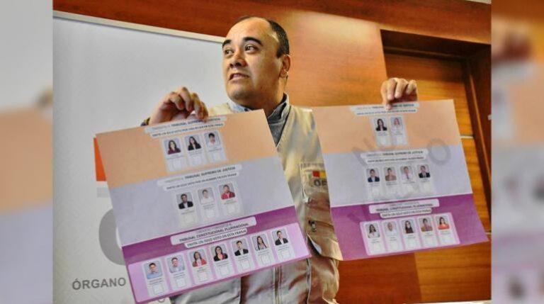 papeletas de las elecciones judiciales