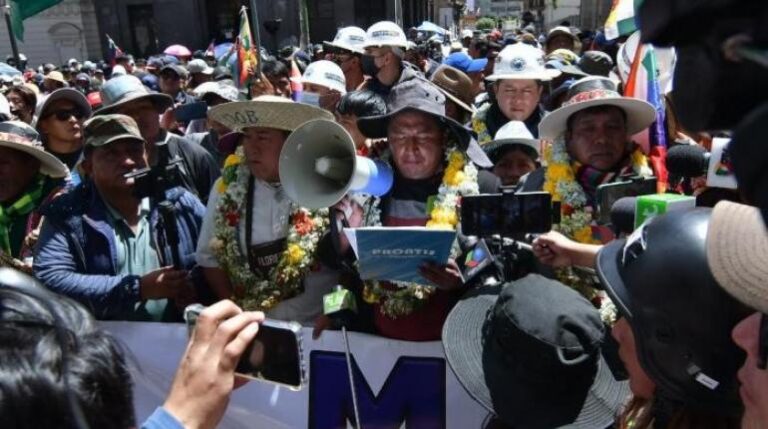 MARCHA EVISTA LA PAZ