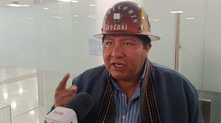 El senador del MAS, Hilario Mamani