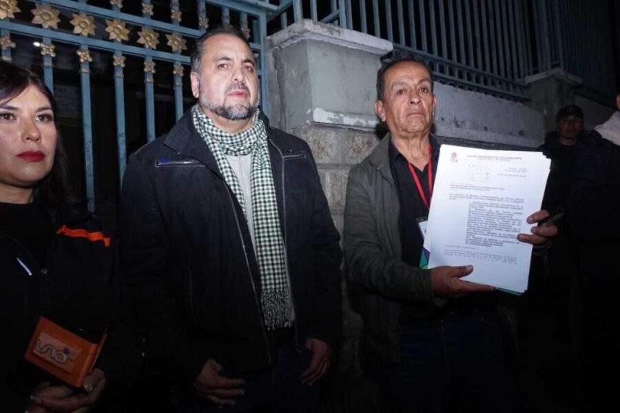 El jefe nacional de la agrupación política, Gabriel Gutiérrez