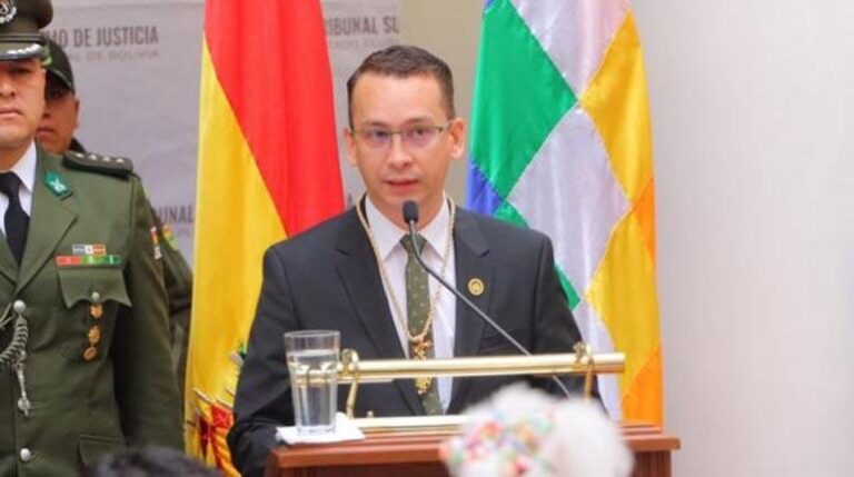 El presidente del Tribunal Supremo de Justicia (TSJ), Romer Saucedo